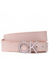 Pasek Calvin Klein  Pasek Damski - Re-Lock Inlay Logo Belt 30Mm K60K609607 TER