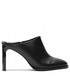 Klapki Calvin Klein  Klapki - Curved Stil Mule 80 HW0HW01239 Ck Black BAX