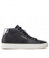 Półbuty Calvin Klein  Sneakersy - Cupsole Unlined High Top-Lth HW0HW01052 Ck Black BAX