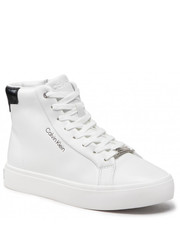 Półbuty Sneakersy - Vulc High Top HW0HW00840 White/Black - eobuwie.pl Calvin Klein 