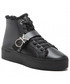 Półbuty Calvin Klein  Sneakersy - Flatform Cup High Top HW0HW01333 Ck Black BAX
