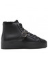 Półbuty Calvin Klein  Sneakersy - Flatform Cup High Top HW0HW01333 Ck Black BAX