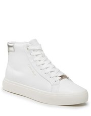 Półbuty Sneakersy - Vulc High Top HW0HW01343 White/Pale Gold 0LC - eobuwie.pl Calvin Klein 