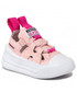 Sandały dziecięce Converse Sandały  - Ultra Sandal Slip A01220C Storm Pink/Pink Zest/White
