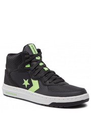 Buty sportowe Sneakersy  - Rival Mid A00432C Storm Wind/Black/Lime Rave - eobuwie.pl Converse