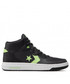 Buty sportowe Converse Sneakersy  - Rival Mid A00432C Storm Wind/Black/Lime Rave