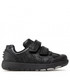 Półbuty dziecięce Clarks Sneakersy  - Rex Stride T 261614396 Black Leather