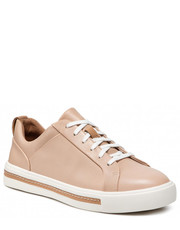 Sneakersy Sneakersy  - Un Maui Lace 261401674 Blush Leather - eobuwie.pl Clarks