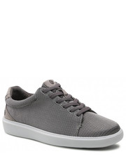 Mokasyny męskie Sneakersy  - Cambro Low 261654077 Grey Textile - eobuwie.pl Clarks