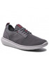 Mokasyny męskie Clarks Sneakersy  - Step Urban Low 261628847 Grey Textile