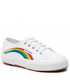 Półbuty Superga Tenisówki  - 2750 Rainbow Embroidery S81281W White/Rainbow A6Z