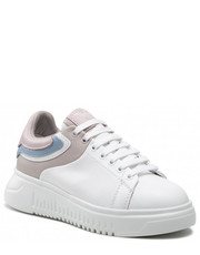 Sneakersy Sneakersy  - X3X024 XN314 S125 Wht/Grey/Blue/Rose - eobuwie.pl Emporio Armani