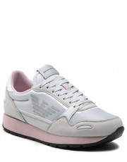 Sneakersy Sneakersy  - X3X058 XN313 S123 Perla/Op.White/Rosa - eobuwie.pl Emporio Armani