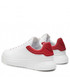 Mokasyny męskie Emporio Armani Sneakersy  - X4X264 XN191 A041 White/Red