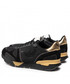 Mokasyny męskie Emporio Armani Sneakersy  - X4X289 XM499 Q829 Black/Gunmetal/Gold
