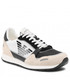 Mokasyny męskie Emporio Armani Sneakersy  - X4X537 XM678 Q826 Beige/Black/Off Whit