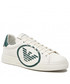Mokasyny męskie Emporio Armani Sneakersy  - X4X554 XM990 Q804 Off White/Green/Off