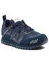 Mokasyny męskie Emporio Armani Sneakersy  - X4X555 XM996 Q847 Blue/Blue/Blue/Blue
