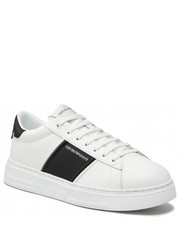 Mokasyny męskie Sneakersy  - X4X570 XN010 Q908 White/Black/White - eobuwie.pl Emporio Armani