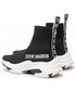Trzewiki dziecięce Steve Madden Sneakersy  - Jmaster SM15000155-04004-034 Black/White