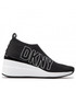 Sneakersy Dkny Sneakersy  - -Pavi-Slip On Wedge Black/White