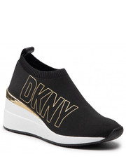 Sneakersy Sneakersy  - -Pavi-Slip On Wedge Blk/Gold - eobuwie.pl Dkny
