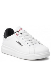 Półbuty dziecięce Sneakersy LEVIS® - VELL0020S White/Black 0062 1 - eobuwie.pl Levi’s