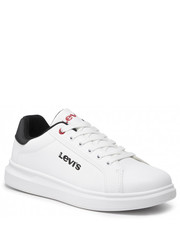 Półbuty dziecięce Sneakersy Levis® - VELL0021S White Black 0062 1 - eobuwie.pl Levi’s