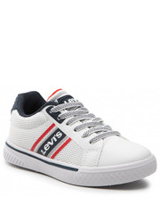 Sneakersy dziecięce Sneakersy Levis® - VFUT0060T White/Navy 0122 - eobuwie.pl Levi’s