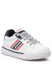 Sneakersy dziecięce Sneakersy Levis® - VFUT0062T White Navy 0122 - eobuwie.pl Levi’s