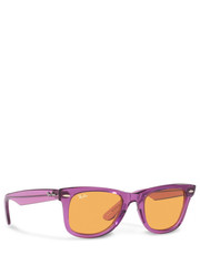 Okulary Okulary przeciwsłoneczne  - Wayfarber 0RB2140 661313 Transparent Violet - eobuwie.pl Ray-Ban