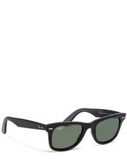 Okulary Okulary przeciwsłoneczne  - Wayfarer 0RB2140 Black/Green Polaroized - eobuwie.pl Ray-Ban