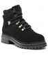 Botki Vero Moda Trapery  - Vmlenny Leather Boot 10255455 Black