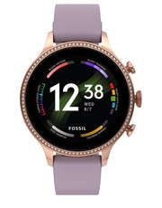 Zegarek damski Smartwatch  - Gen 6 FTW6080 Violet/Gold - eobuwie.pl Fossil