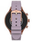 Zegarek damski Fossil Smartwatch  - Gen 6 FTW6080 Violet/Gold