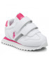 Półbuty dziecięce Polo Ralph Lauren Sneakersy  - Weymouth Ez RF103555 White/Baja Pnk
