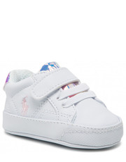 Półbuty dziecięce Sneakersy  - Theron Iv Ps RL100654 White/Pink - eobuwie.pl Polo Ralph Lauren