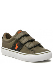 Sneakersy dziecięce Sneakersy  - Sayer Ez RF103756 S Olive/Camo/Orange - eobuwie.pl Polo Ralph Lauren