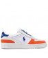 Półbuty Polo Ralph Lauren Sneakersy  - Polo Crt PP 809860888002 White/Sailing Orange/Hrtg Ryl