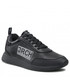 Mokasyny męskie John Richmond Sneakersy  - 12202/CP B Gum Nero