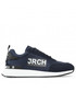 Mokasyny męskie John Richmond Sneakersy  - 12204/CP C Dark Blue
