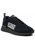 Mokasyny męskie John Richmond Sneakersy  - 12207/CP A Dark Blue