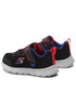 Półbuty dziecięce Skechers Sneakersy  - Mini Trainer 407305N/BKRB Black/Red/Blue