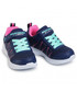 Półbuty dziecięce Skechers Sneakersy  - Shimmy Brights 302302L/NVY Navy