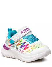 Półbuty dziecięce Sneakersy  - Radiant Swirl 302434N/WMLT White/Multi - eobuwie.pl Skechers