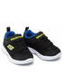 Półbuty dziecięce Skechers Sneakersy  - Mini Wanderer 407300N/BBLM Blk/Blue/Lime