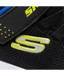 Półbuty dziecięce Skechers Sneakersy  - Mini Wanderer 407300N/BBLM Blk/Blue/Lime