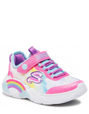 Półbuty dziecięce Sneakersy  - Rainbow Racer 302300L/PKMT Pink/Multi - eobuwie.pl Skechers