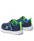 Półbuty dziecięce Skechers Sneakersy  - Mini Trainer 407305N/NVLM Navy/Lime