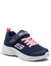 Półbuty dziecięce Sneakersy  - Miss Minimalistic 302450L/NVCL Navy/Coral - eobuwie.pl Skechers